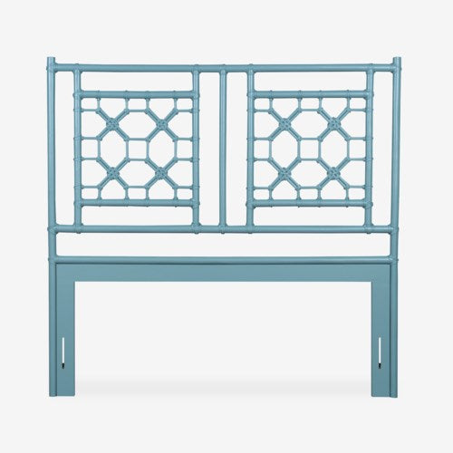 Lattice Queen Headboard Sky Blue