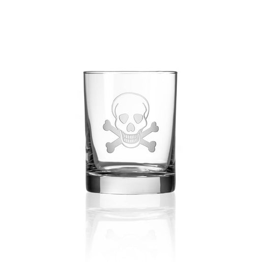Skull and Crossbones Double Old Fashion