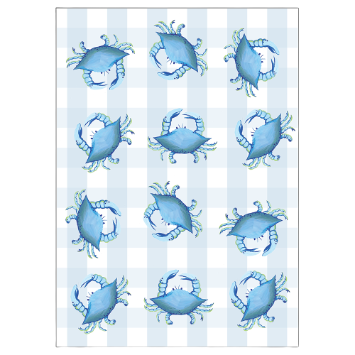Blue Crab Kitchen Towel