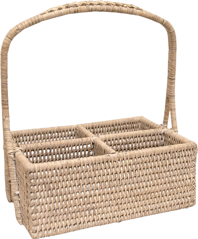 White Condiment Basket