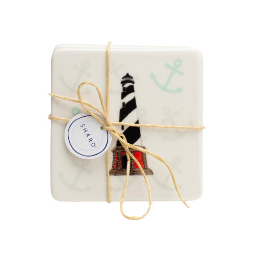Lighthouse Outer Banks 4 Piece Coaster Set
