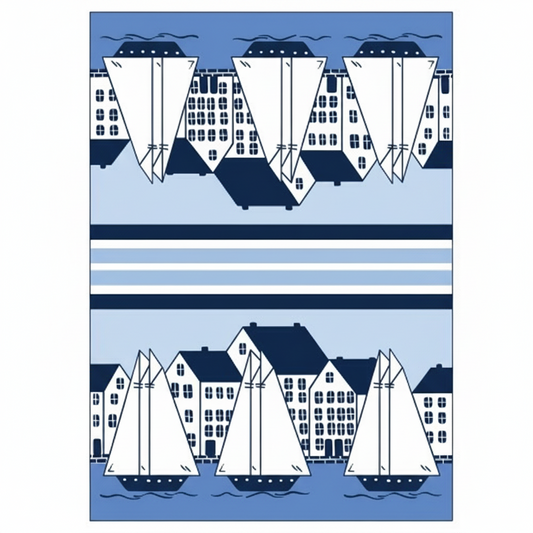 Coastal Village Kitchen Towel