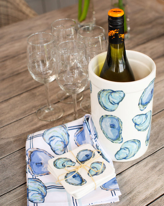 Oyster 4 Piece Coaster Set