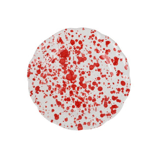 Set of 4   Splatter Salad Plates
