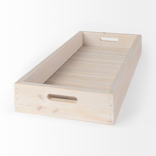 Horatio Natural Wood Rectangular Serving Tray
