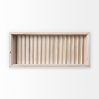 Horatio Natural Wood Rectangular Serving Tray
