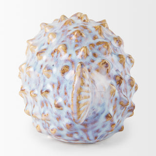 Spike II Off White Ceramic Puffer Fish (Large)
