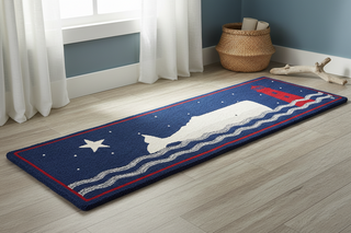 Whale Watch 30" x 96" Hooked Runner
