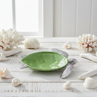 Sea Turtle Sauce Dip Dish Green

