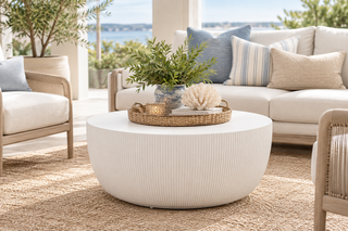 Soleil Fluted Coffee Table
