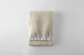 Tweed Weave Throw with Fringe
