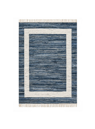 Dymera Denim Bohemian Bordered Rug
