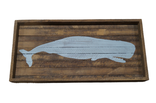 Rectangle Tobacco Tray Whale #2 YB