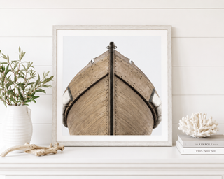 Seaworn Bows V Driftwood Frame 21" x 21"
