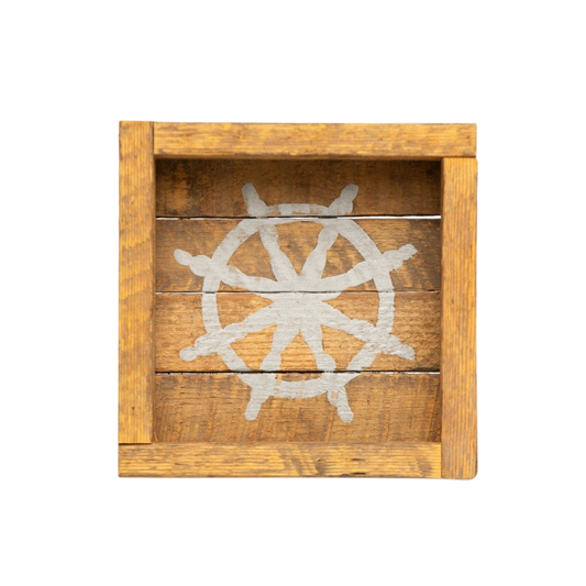Tobacco Tray Ship Wheel Marina 6x6