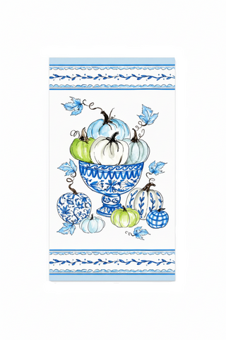 Chinoiserie Pumpkin Guest Towel
