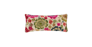 Peruvian Floral Embroidered Decorative Pillow
