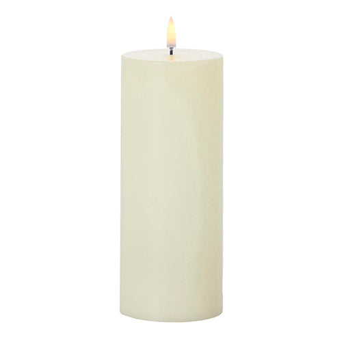 3x9 Uyuni Ivory Pillar Candle