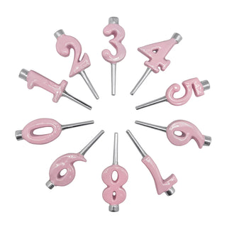 Number Candle Holder Set
