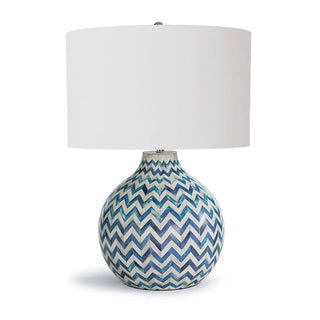 Chevron Bone Table Lamp
