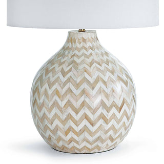 Chevron Bone Table Lamp
