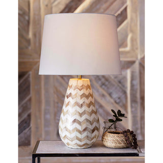 Cassia Chevron Table Lamp
