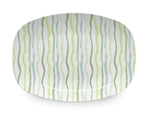 Green Stripe Tease Platter