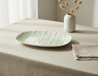 Green Stripe Tease Platter

