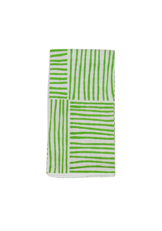 Set of 4   Organic Napkins   Striped
