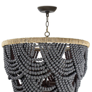 Lorelei Wood Bead Chandelier
