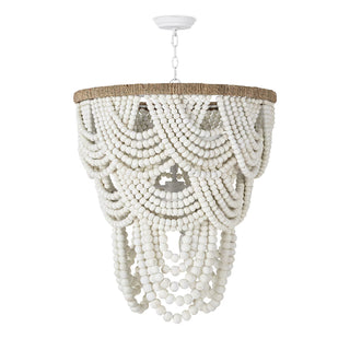 Lorelei Wood Bead Chandelier
