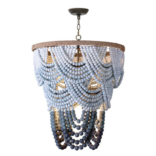 Lorelei Wood Bead Chandelier
