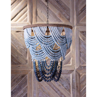 Lorelei Wood Bead Chandelier
