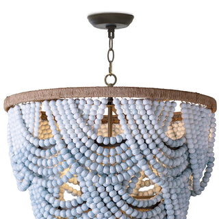 Lorelei Wood Bead Chandelier
