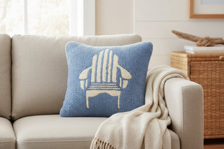 Adirondack Chair On Blue
