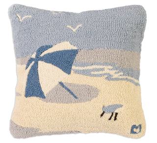 Sand Piper Beach 18x18 Coastal Seaside Pillow
