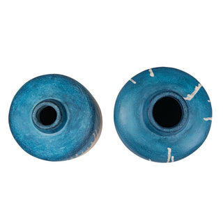 Coastal Cascade Indoor Outdoor Vases   Set of 2
