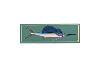 Hooked Rug Sailfish 30" x 96" Runner
