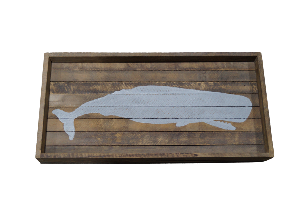 Rectangle Tobacco Tray Whale #2 Marina