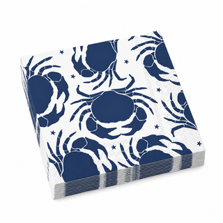 Navy Crabs Napkin
