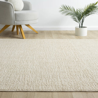 Modern Beige Transitional Abstract Power Loomed Rug
