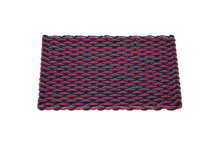 Navy Glacier Bay Cherry Red Doormat
