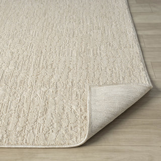 Modern Beige Transitional Abstract Power Loomed Rug
