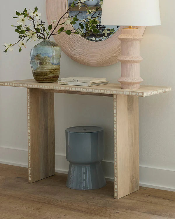 Huntington Garden Stool- TO - Blue