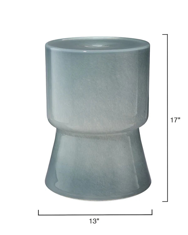 Huntington Garden Stool- TO - Blue