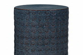 Blue Wildflower Side Table
