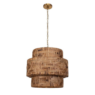 Water Hyacinth   4 Light Pendant
