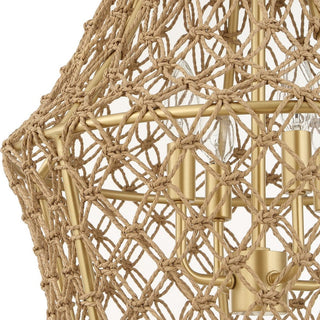 Macrame   4 Light Pendant
