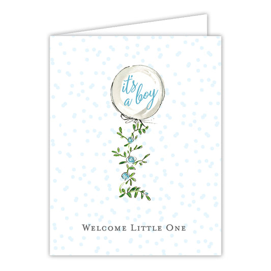 Greeting Card It's A Boy Welcome Little One