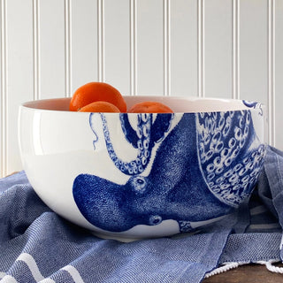 Blue Lucy Large Round Bowl
